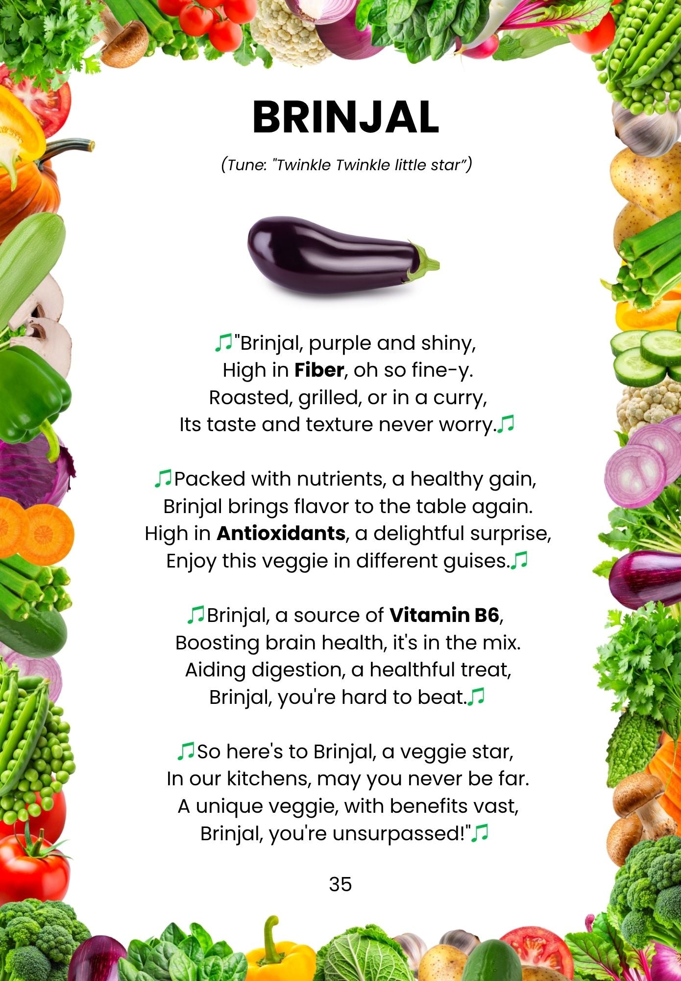 brinjal rhymes