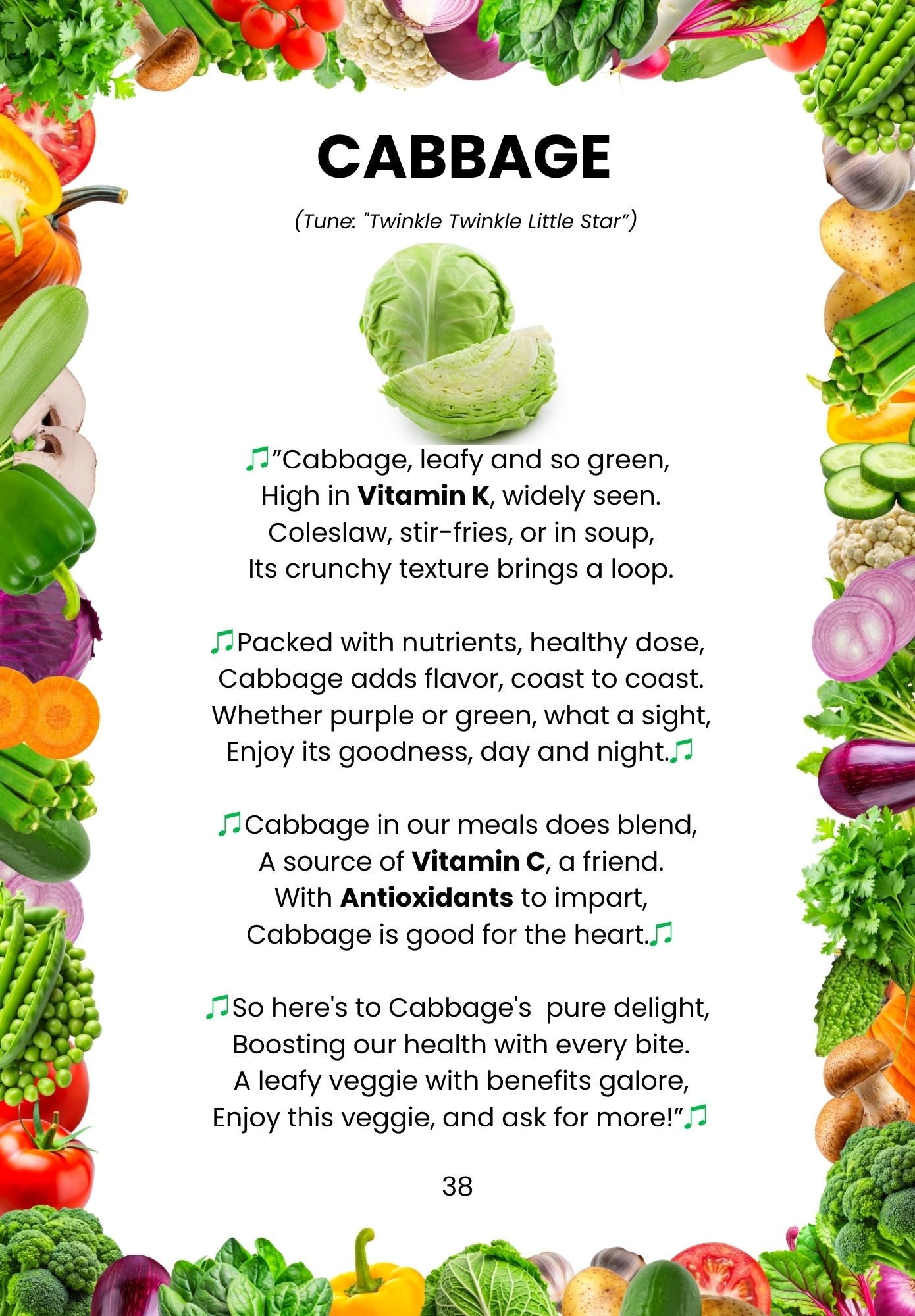cabbage rhymes