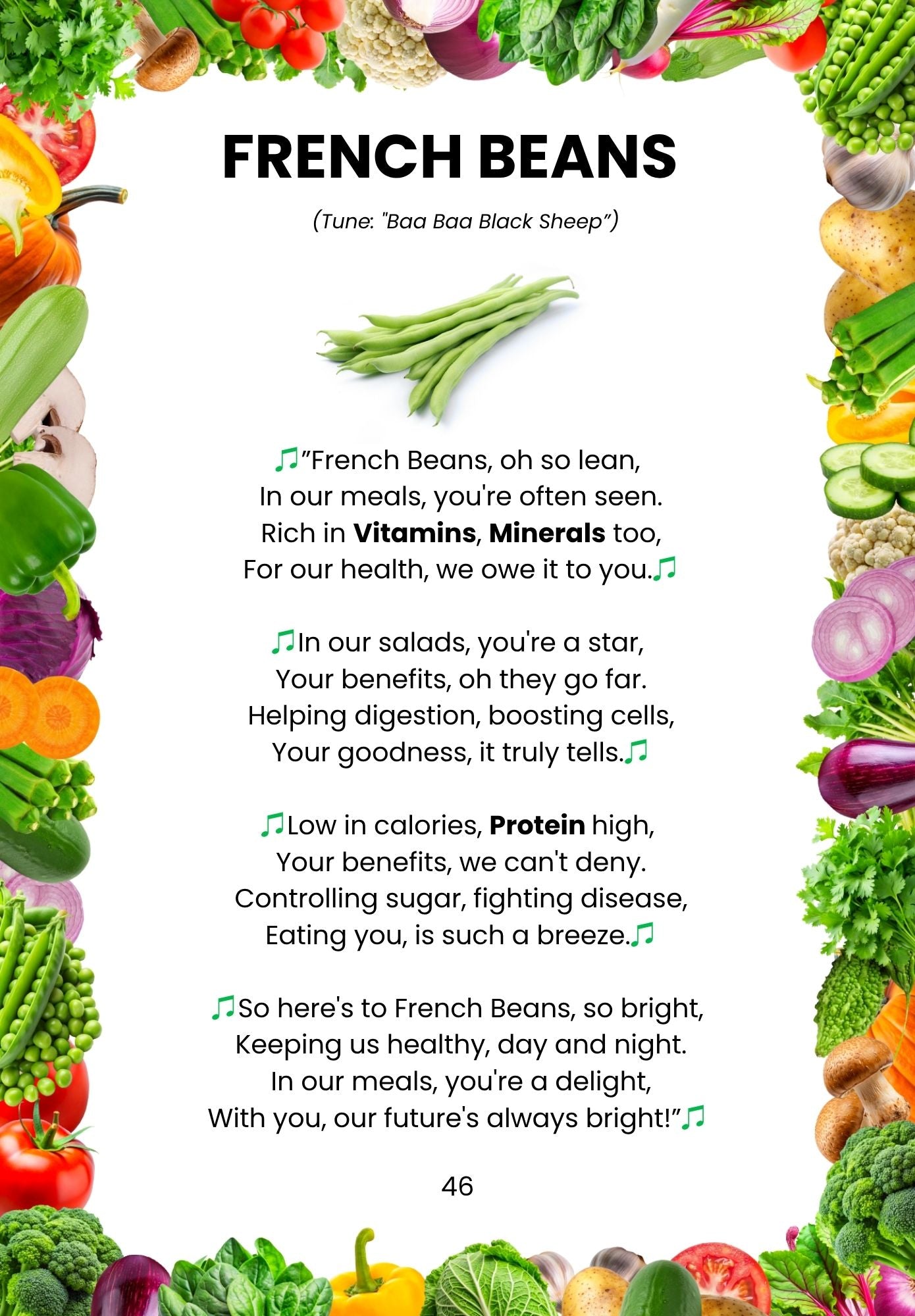 french beans rhymes