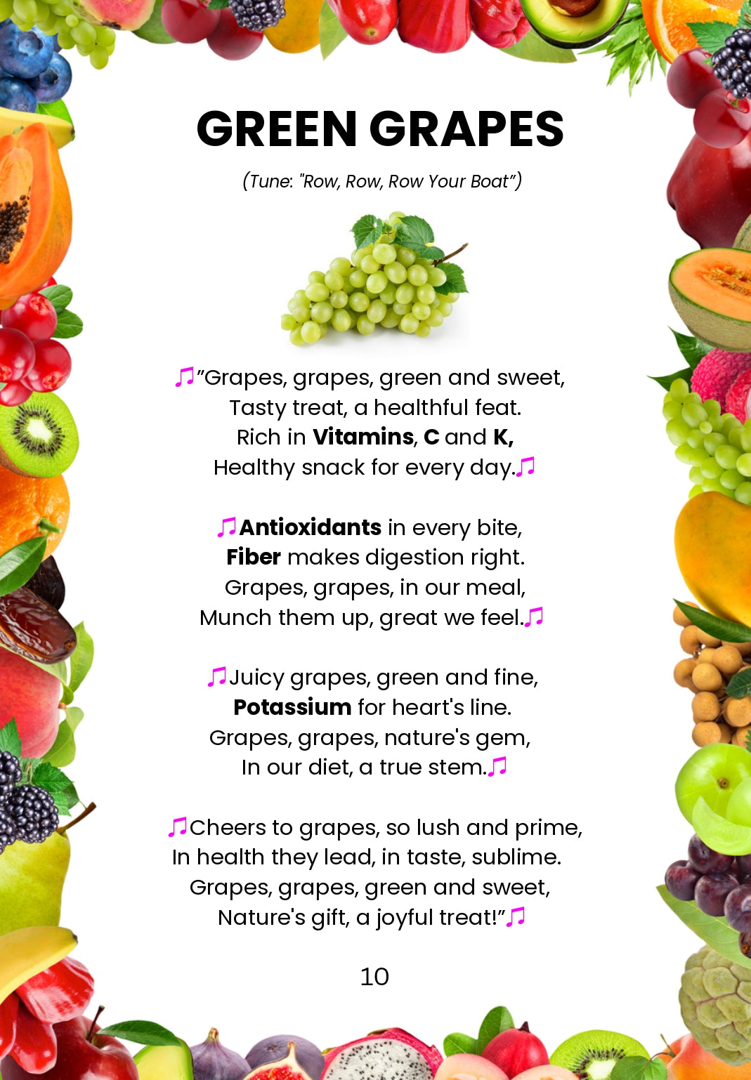 grapes rhymes