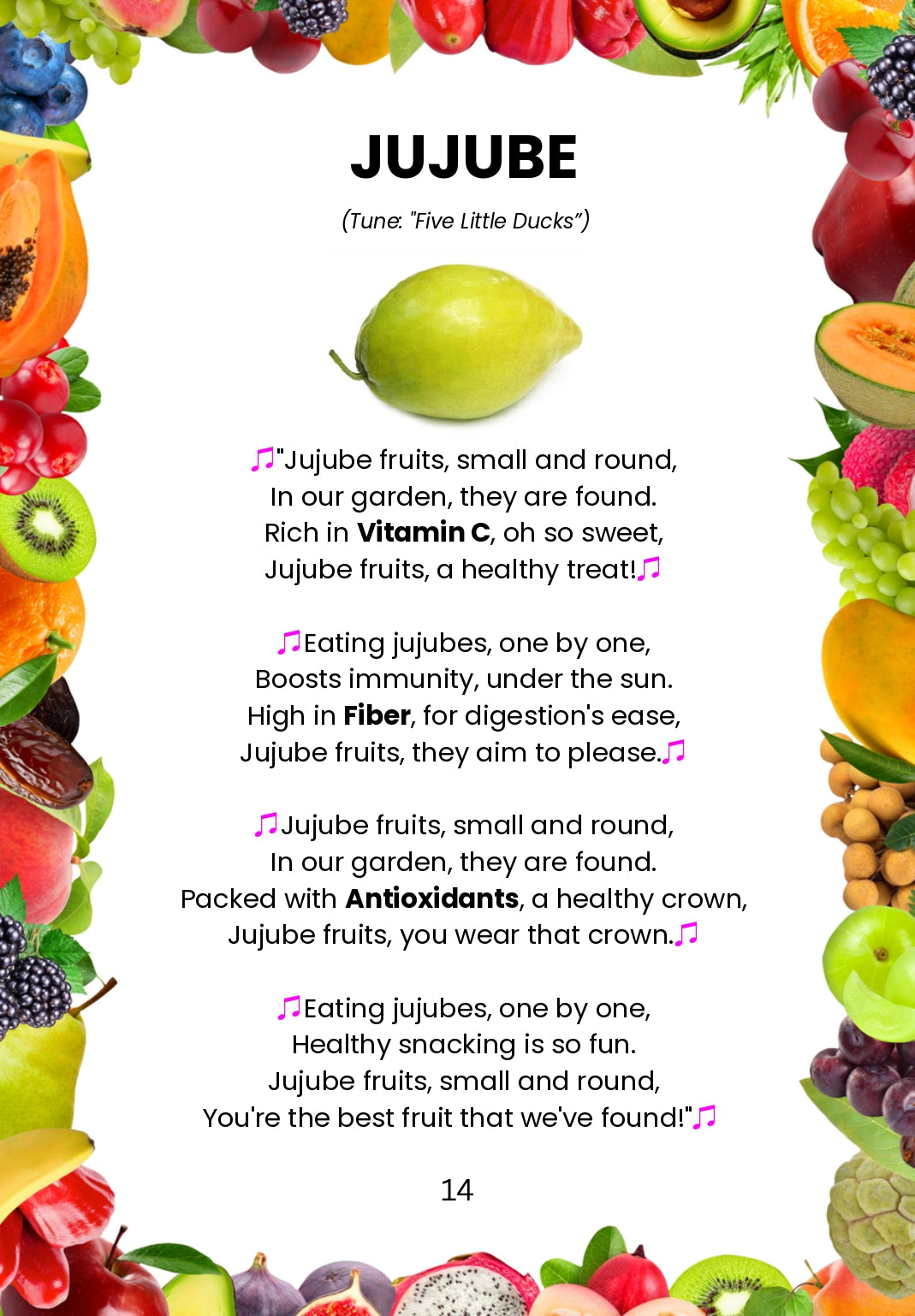 jujube rhymes