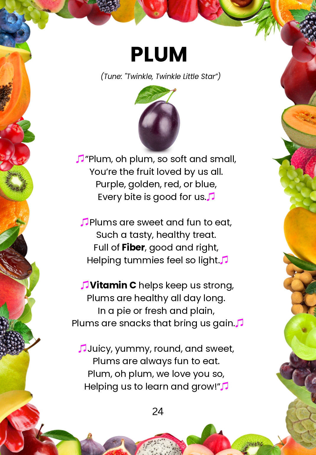 plum rhymes
