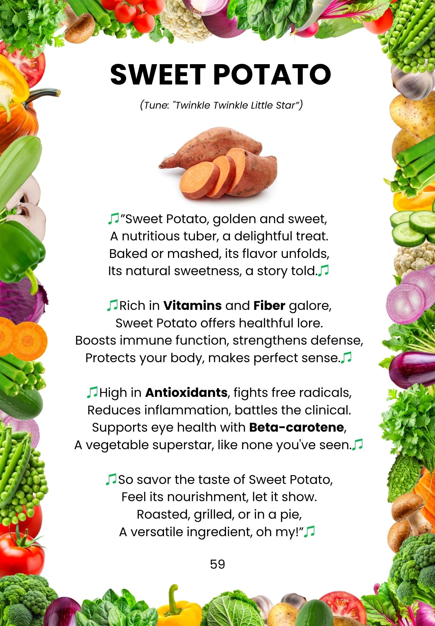 sweet potato rhymes