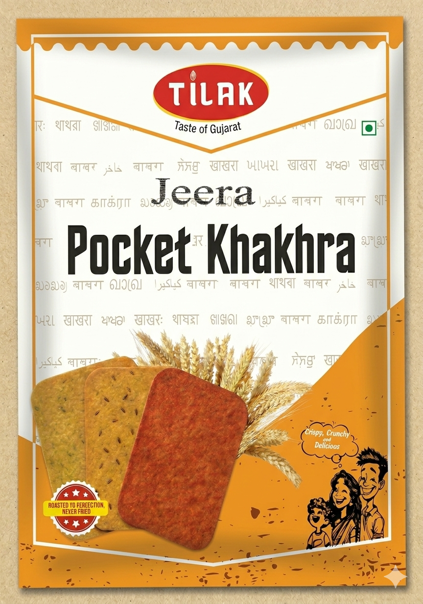 pocket khakhra - jeera
