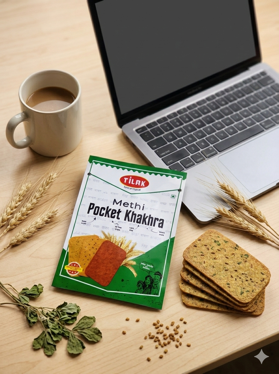 pocket khakhra - methi
