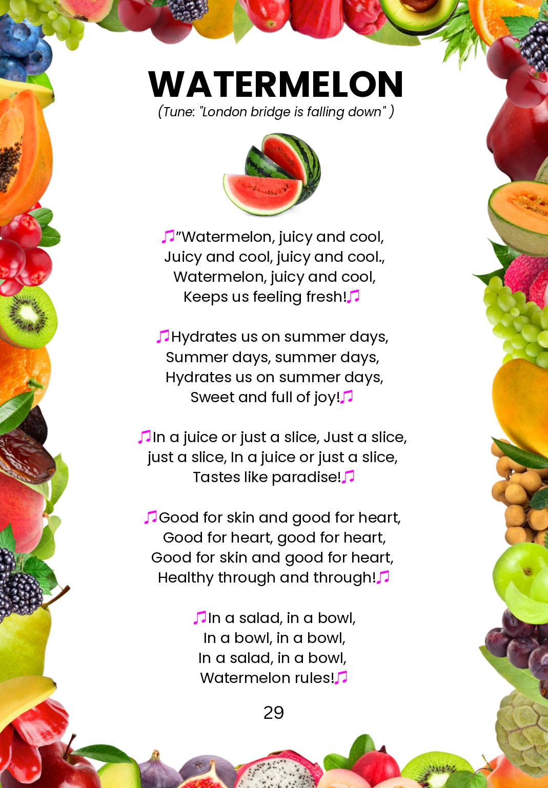 watermelon rhymes