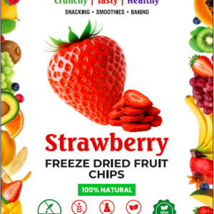 STRAWBERRY FREEZE DRIED FRUIT CHIPS